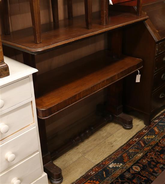 A Victorian mahogany buffet W.116cm